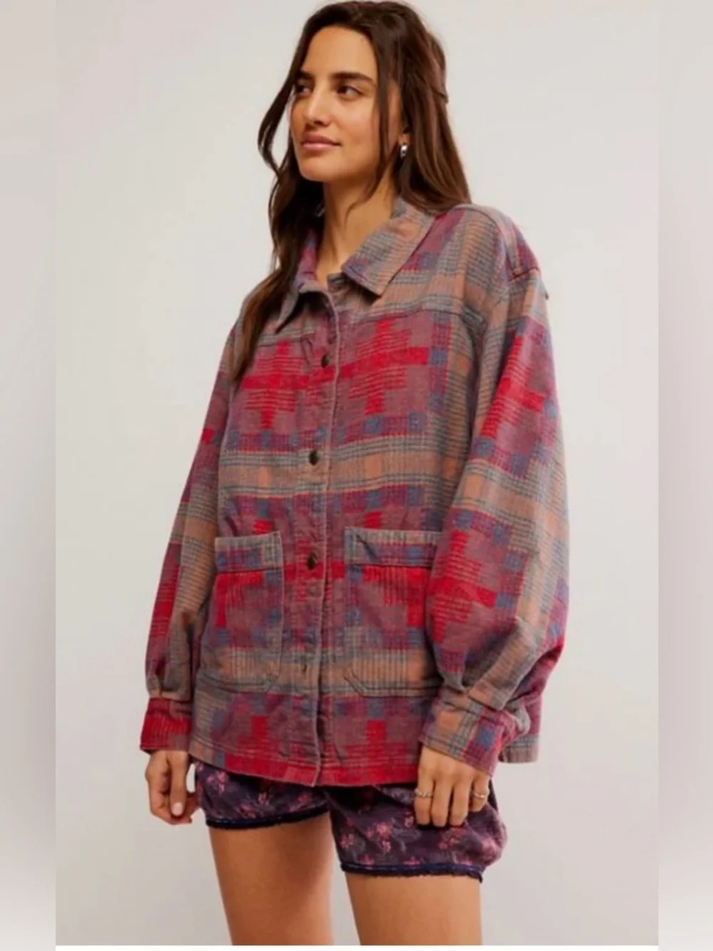 We The Free Keep It Cozy Women’s Button Down Shirt Sz Medium NWT $168 - Picture 1 of 6
